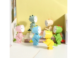 Lâmpada de mesa LED mini dinossauro fofa, ângulo ajustável, luz noturna para crianças | S/MARCA