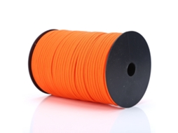 Corda de Paraquedas Refletiva 550 com Núcleo Torcido 9 Fios, 100 M BRILVIBERA (laranja)