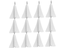 Papel Sherchpry Avião Tachinhas, 12 Unidades, Material Abs e Aço, Design Delicado e Funcional para Outros Murais