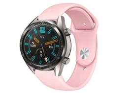 Pulseira De Silicone Monocromática Com Fivela Reversa, 22 Mm, Para Huawei Watch Gt2e Gt2 46 Mm (preta)