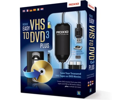 Conversor de Cassete COREL Roxio Easy VHS a DVD 3 Plus