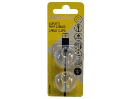 Soporte p/cable transparente blist-2