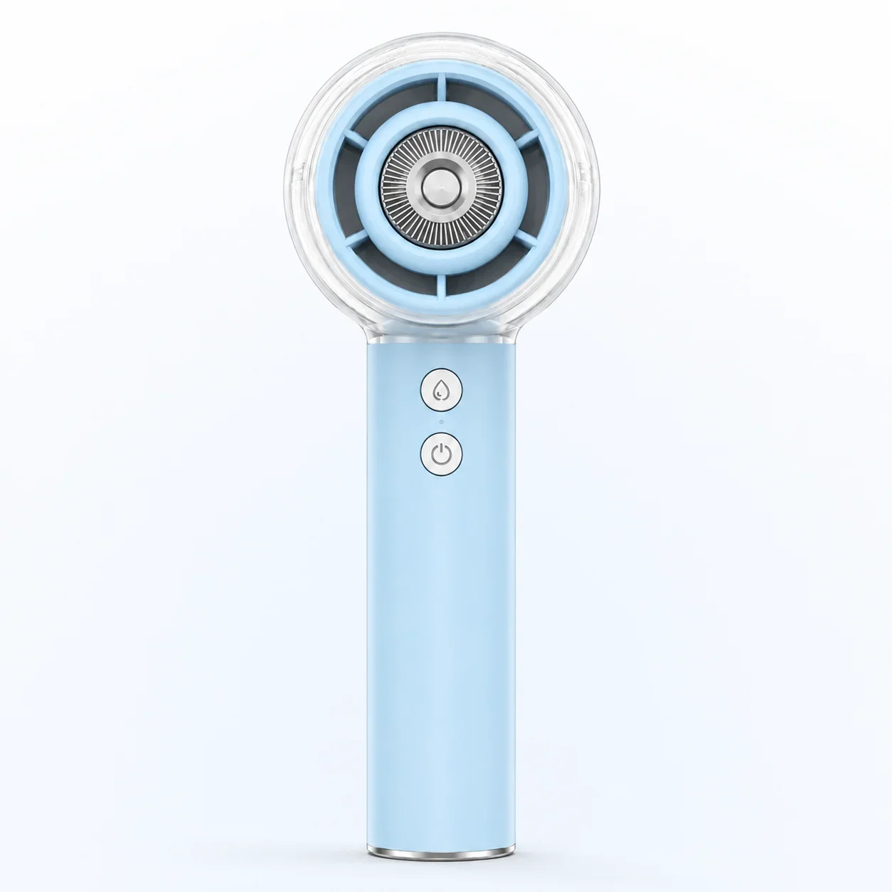 (azul) Potente Ventilador Portátil Com Névoa E Bateria De 6000mah.