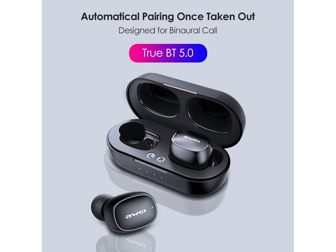 Fones Intra Auriculares Com Controle Táctil E Conexão Automática