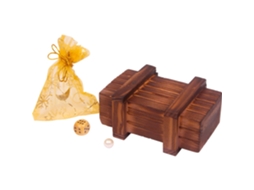 Truco Box Trunk de Madeira