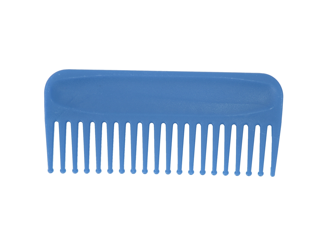 2026 peine de Dientes Anchos para Desenredar Cabello Sin Mango Peine de Pelo Húmedo Seco para Salón Hogar Azul