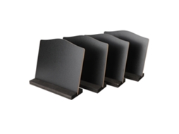 Peças De Mini Quadro Negro Com Base, Duplex, Para Exibição De Mensagens E Notas, Com Prego