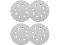 Conjunto De 4 Discos Espuma Preta, Fácil Instalação Em Lixadeira Orbital De 5 Polegadas, Ideal Para Polimento E