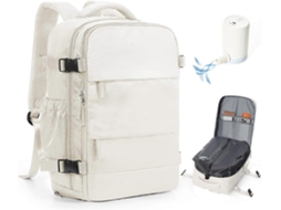 Mochila A Vácuo Para Viagem Com Bomba, Sacos De Selagem Roupas E Sapatos.