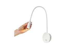 Luz De Parede Luz De Leitura Luz De Parede 3w Led 3000k Luz De Leitura Lâmpada Gooseneck, Nostalgia88 (branco)