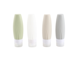 Botella Despachadora Vacía De Silicona Recargable Para Champú Gel De Baño Viaje 90ml