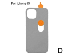 Deslizante Middle Finger Phone Case Engraçado Spoof Phone Case Para Iphone 15 Series