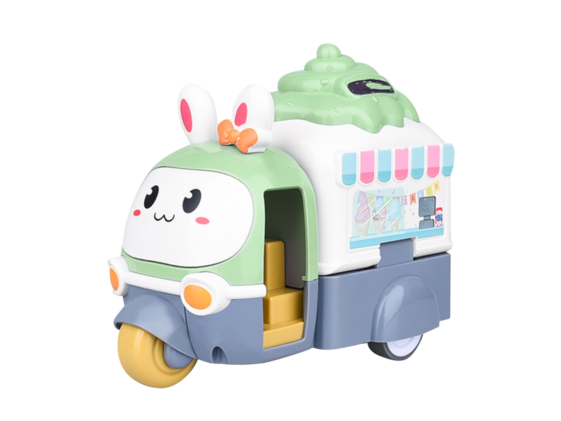 Mali brinquedo Carrinho de Sorvete Inércia Infantil Cartoon para Crianças Verde