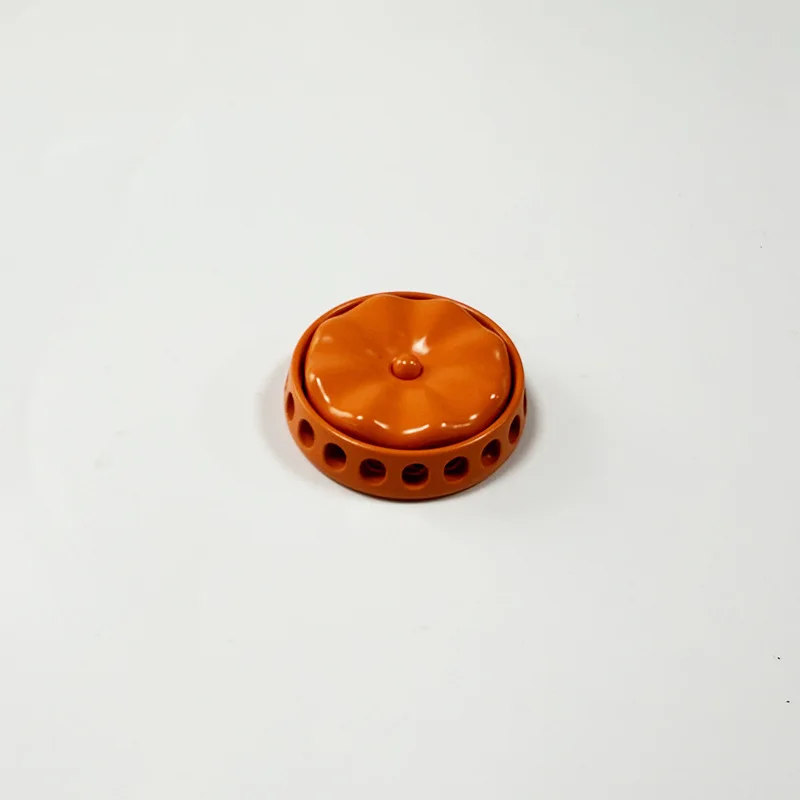 (laranja) Fidget Spinner De Metal Para Alívio Do Estresse, Anti-ansiedade