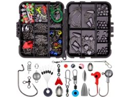 Kit de Iscas de Pesca 257pcs com Caixa de Armazenamento