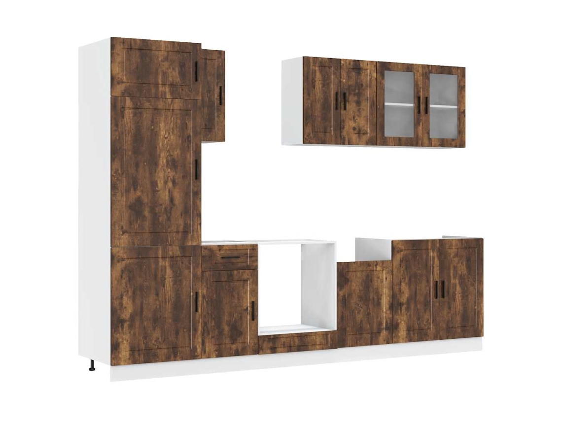 Conjunto de 8 peças para armário de cozinha Porto Carvalho Smoked com MAISON EXCLUSIVE