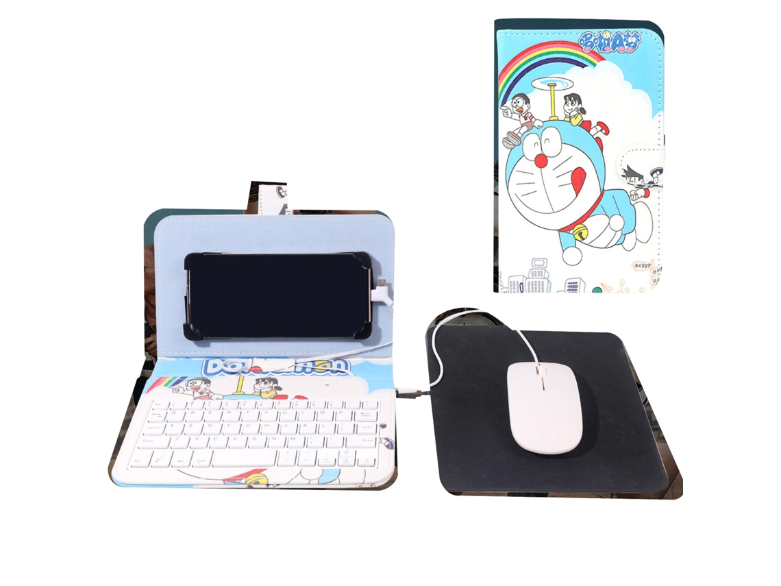 Capa De Teclado Para Telefone (com Suporte, Conectável Via Bluetooth)
