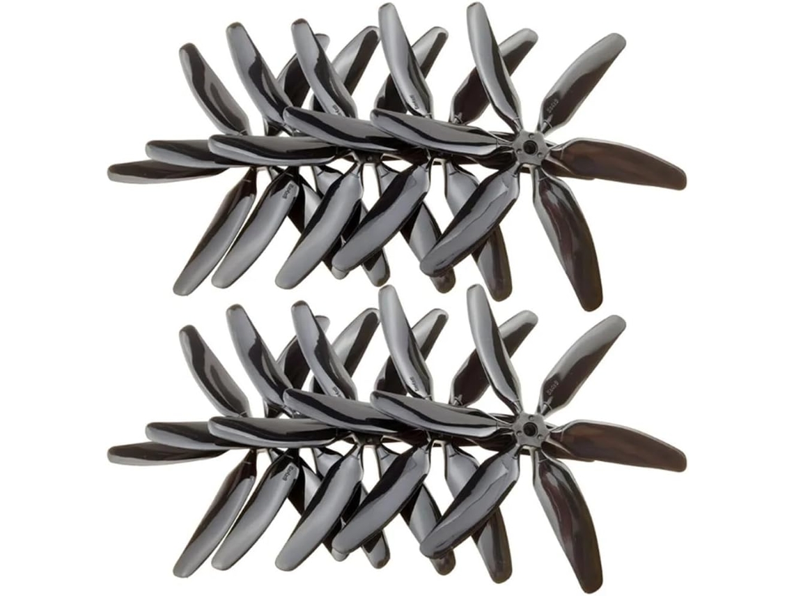 Aundhegrtt - Conjunto De 5 Pares De Hélices De 5 Polegadas Com 6 Pás E Rotação No Sentido Horário