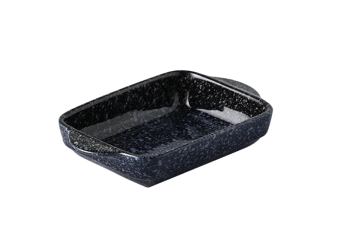 Assadeira De Lasanha Em Cerâmica Com Alças Duplas, 18 X 13,5 X 4,5 Cm, Própria Para Forno.