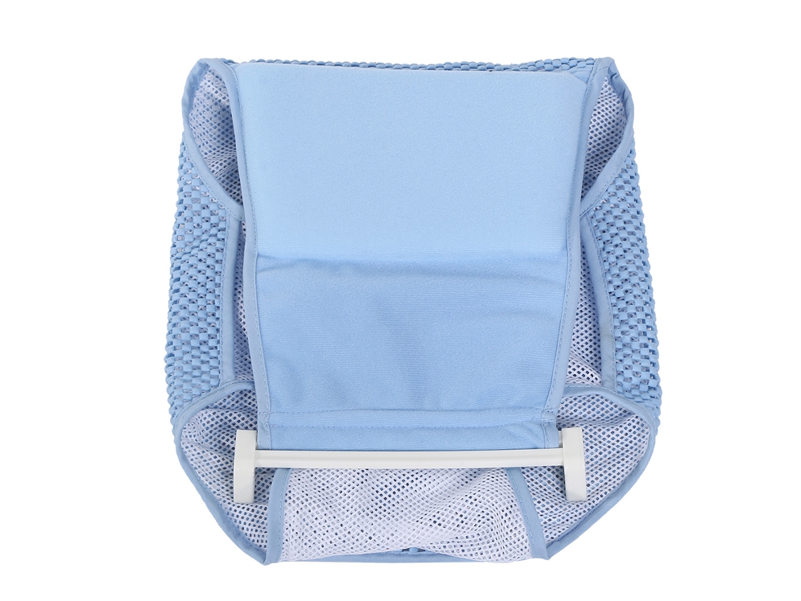 2026 red de Baño para Bebé Recién Nacido Con Soporte Seguro, Hamaca de Baño para Bebés Y Niños Pequeños, Asiento de Baño Azul