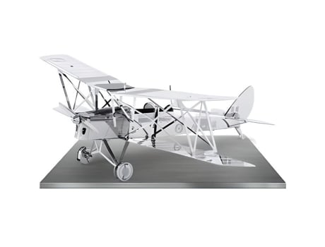 Avião De Haviland Tiger Moth Maquete Em Metal Metal Earth
