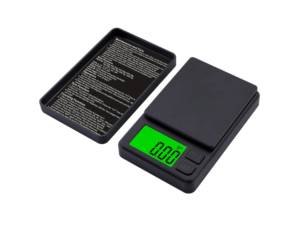 Balança De Bolso Digital Lcd Multiusos 500g 0,1g - Eifson