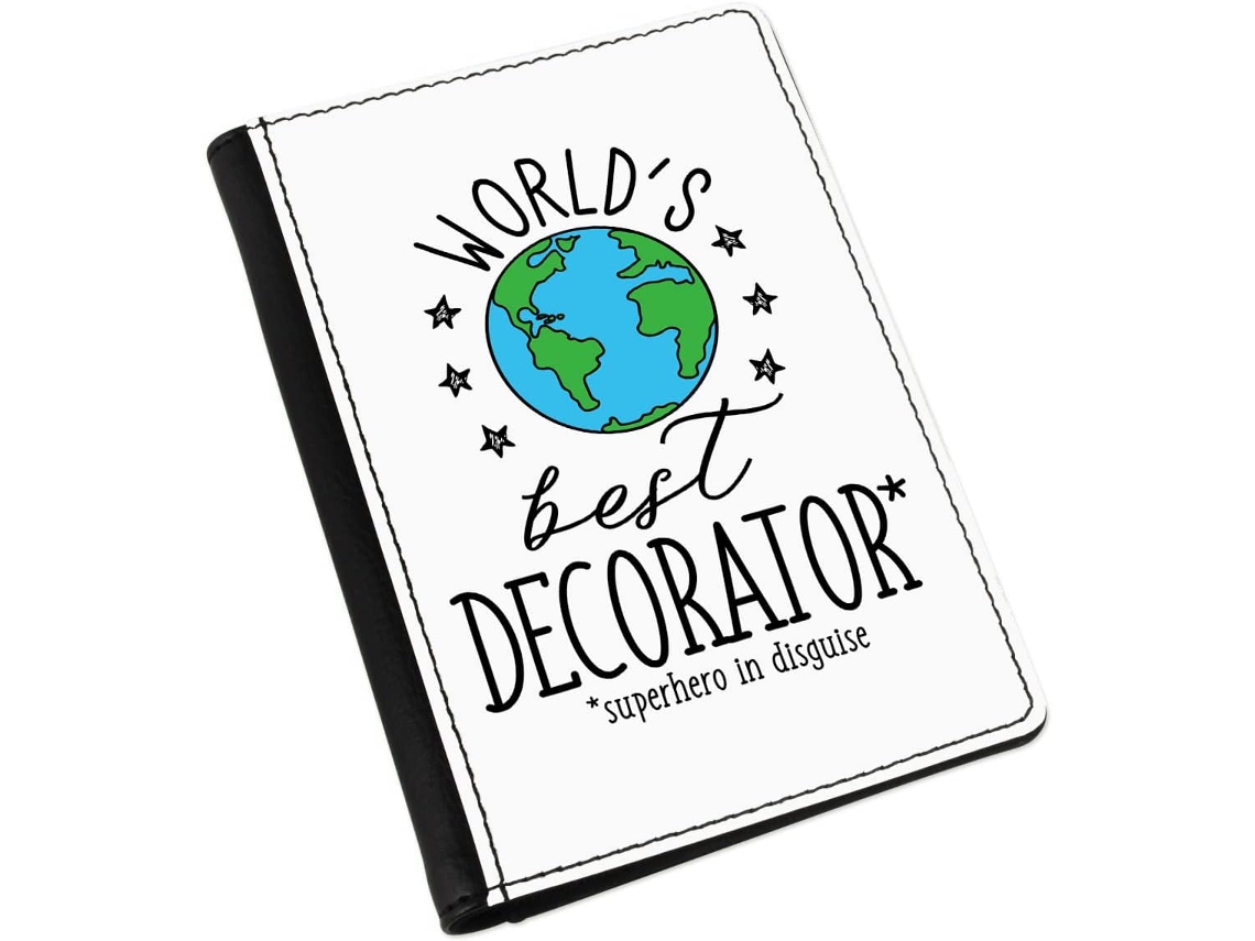 Capa para Passaporte Gift Base World S Best Decorator
