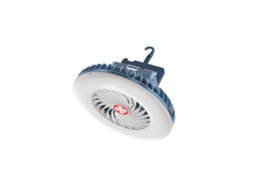 Lâmpada Led Camping com Ventilador e Gancho À Prova D'água
