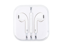 Fone de Ouvido com Fio, Estéreo, Branco, com Mic e Plug 3.5mm EOOCOO