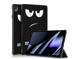 Capa de couro com padrão colorido Webake para tablet Oppo Pad de 11 polegadas com fivela magnética dobrável