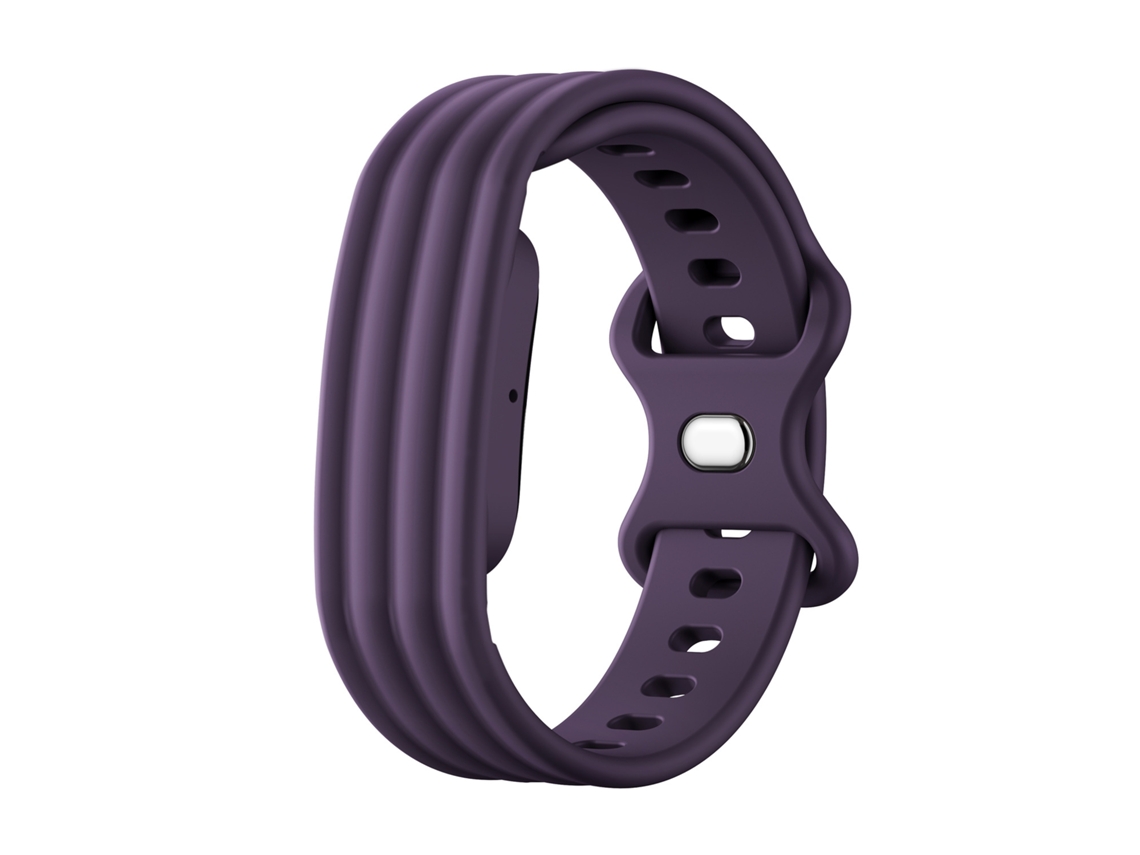 Pulseira Para Google Fitbit Air, Silicone Macio（roxo）czhmart