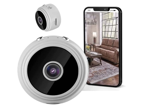 Mini Câmera Espiã Oculta Hd 1080p Sem Fio Portátil Com Visão Noturna, Detecção De Movimento, Câmera De Vigilância Perfeita Folaya