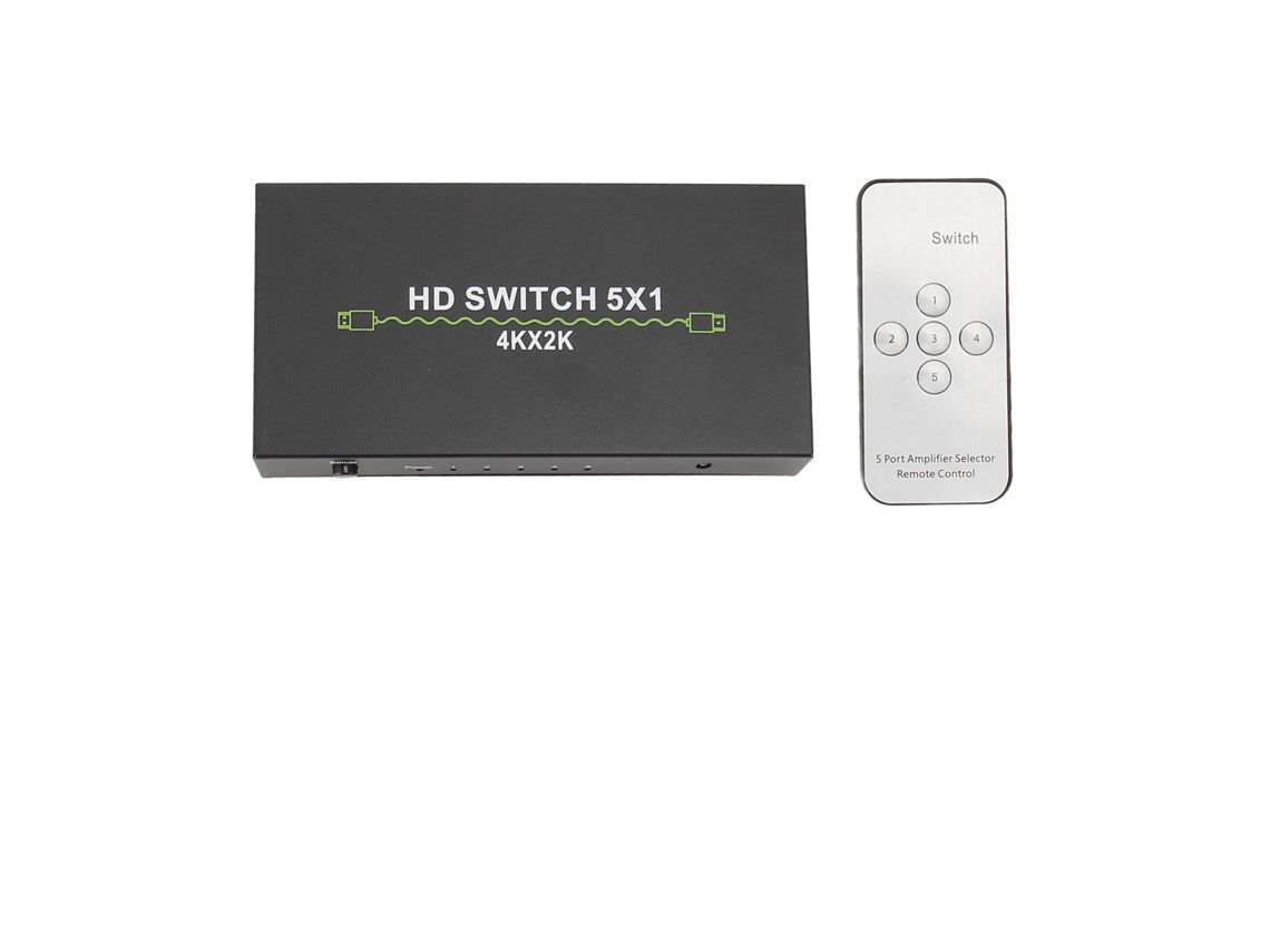 Switcher 5 em 1 4k 30hz com Som Hd LAXISCREED
