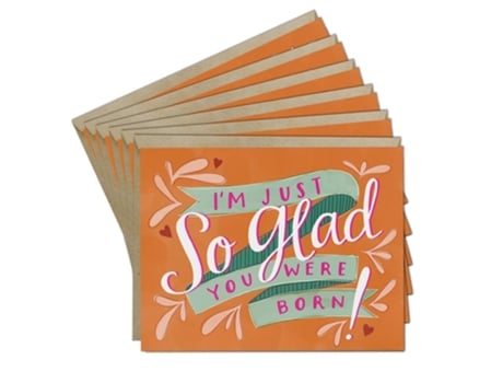 Livro 6-pack Em Amp Friends So Glad Birthday Card De Em & Friends (inglês)