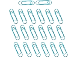 Conjunto De 20 Elegantes Clipes Metal Reutilizáveis Canetas