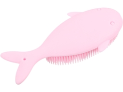 Escova De Silicone Fomiyes Para Banho Bebês, Escova Macia Para Lavar O Cabelo