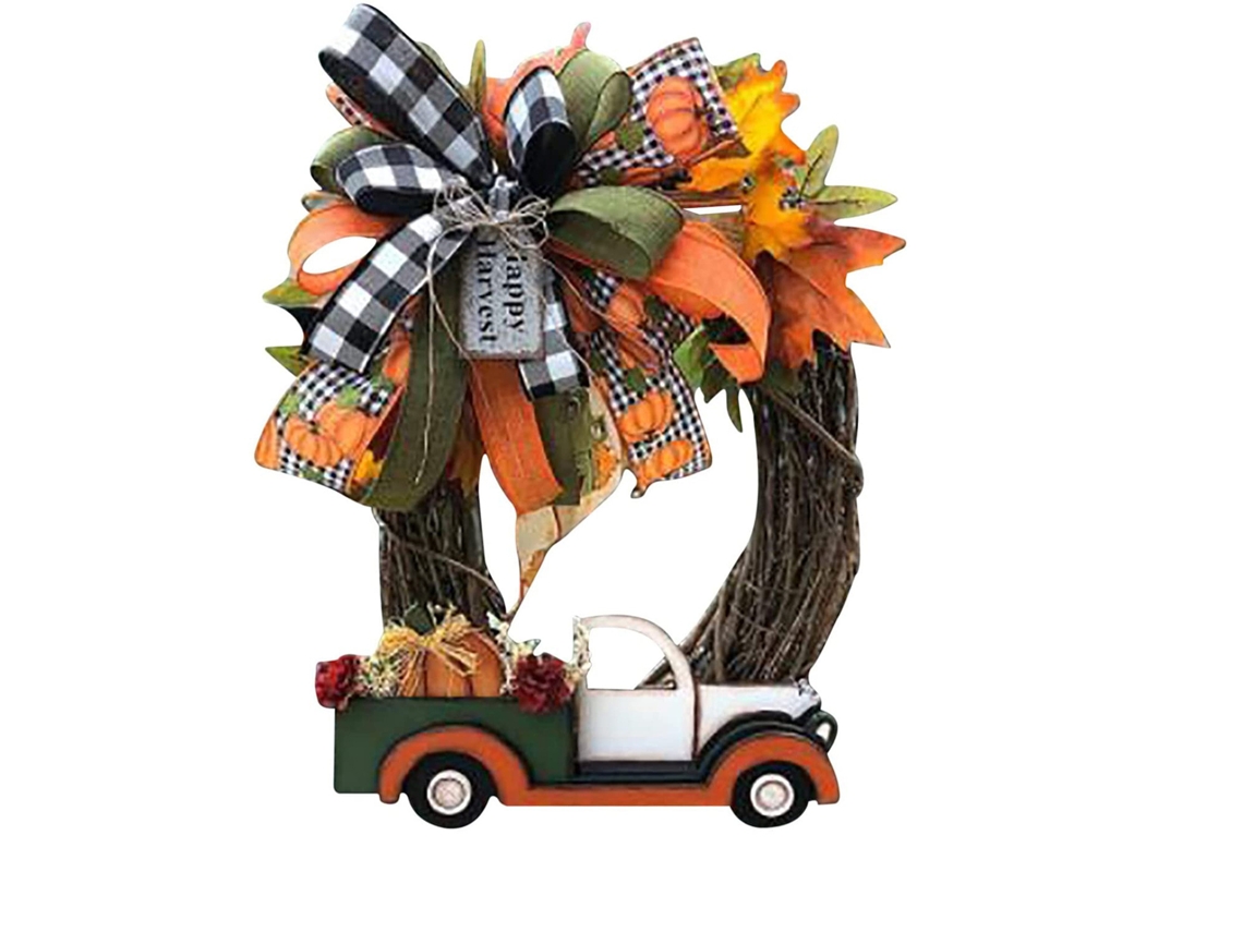 Guirlanda Artificial de Flores de Halloween, para Exterior, Interior, Portas, Paredes Ou Janelas AQUAFORGE