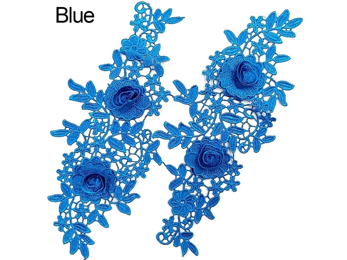 Lurelia Patches Bordados Poliéster 2712 Cm Bege Roupas Acessórios