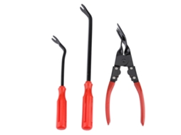 Ferramenta De Reparação De Pinça Para Retener Clips Do Painel De Porta Do Carro, Extraktor De Parafusos Para Remoção De Molduras, 3 Peças