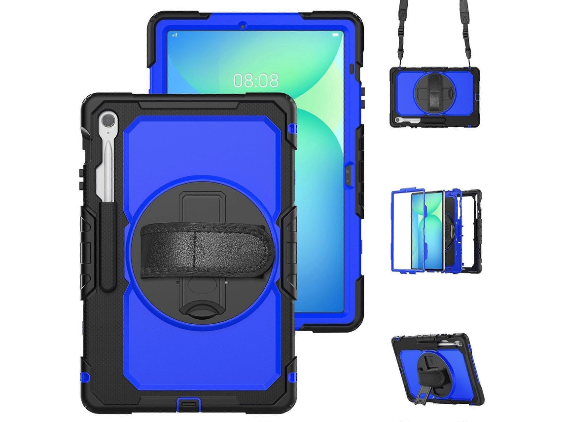 Capa de silicone híbrida Webake com alça de ombro para Samsung Galaxy Tab S10 FE