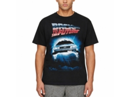 Rockinstone Back To The Future Movie Black Adult T-shirt Size:s