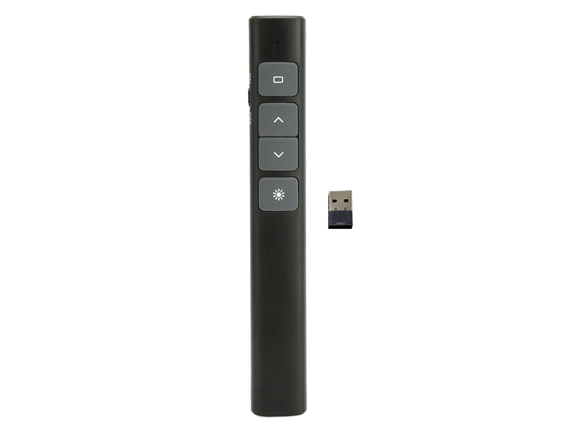 Aetheria clicker de Apresentação Sem Fio 2.4g Rf Plug And Play com Botões de Silicone para Office e Sala de Aula