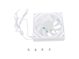 Ventoinha De Gabinete Argb Pwm De 120mm 800-2000rpm 4 Pinos Sincronização Com Placa-mãe Rgb Ventoinha De Resfriamento Silenciosa Para Pc