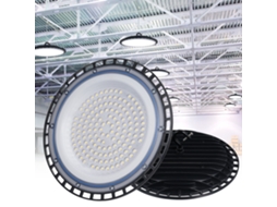 Lâmpada UFO Industrial 100W LED Alto Galo Energética para Armazém Fábrica Oficina Garagem | S/MARCA