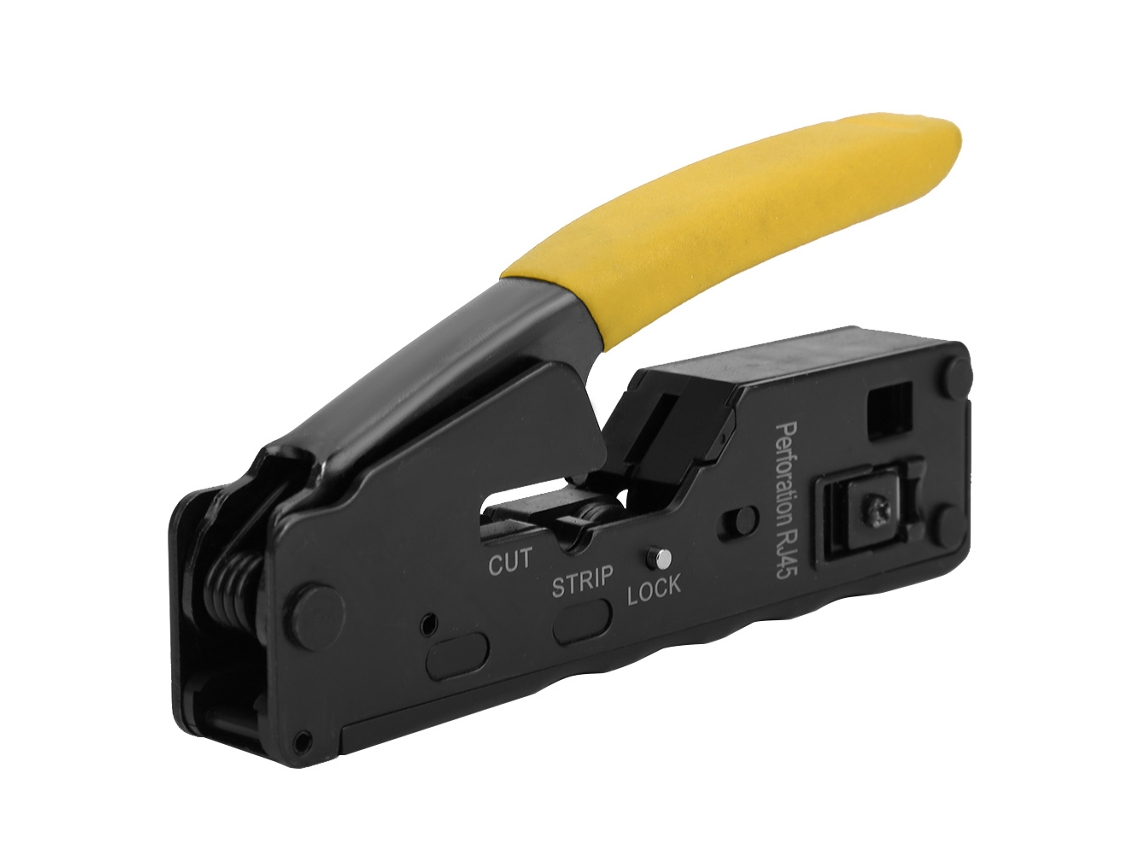 Ferramenta De Rede Laxiscreed Para Cravar Rj45 E Cortar Cabos De Rede De Forma Prática