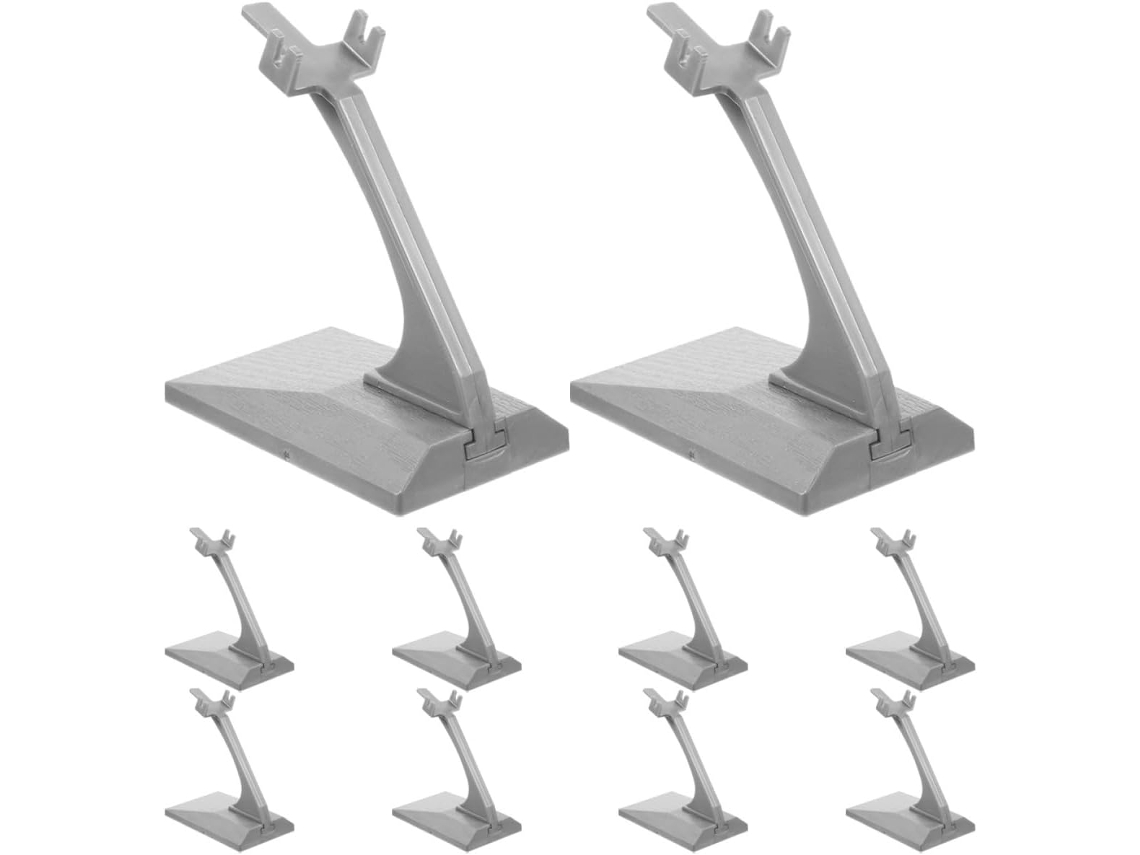 Suporte Para Aeromodelos, Cinza, Pacote Com 10 Unidades Suporte Para Aeromodelos, Cinza, Pacote Com 10 Unidades, Base Antiderrapante E Gokoco