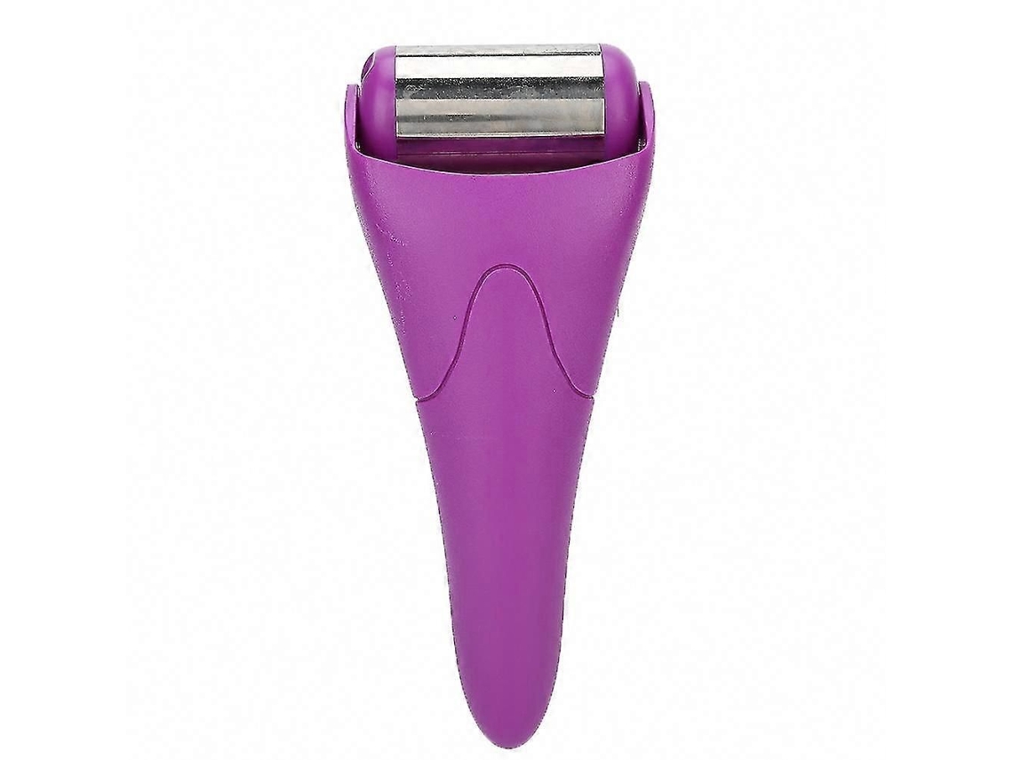 Massageador de Rolo com Compressa Fria para Remoção Rugas e Firmeza da Pele Facial Corporal Roxo GOKOCO