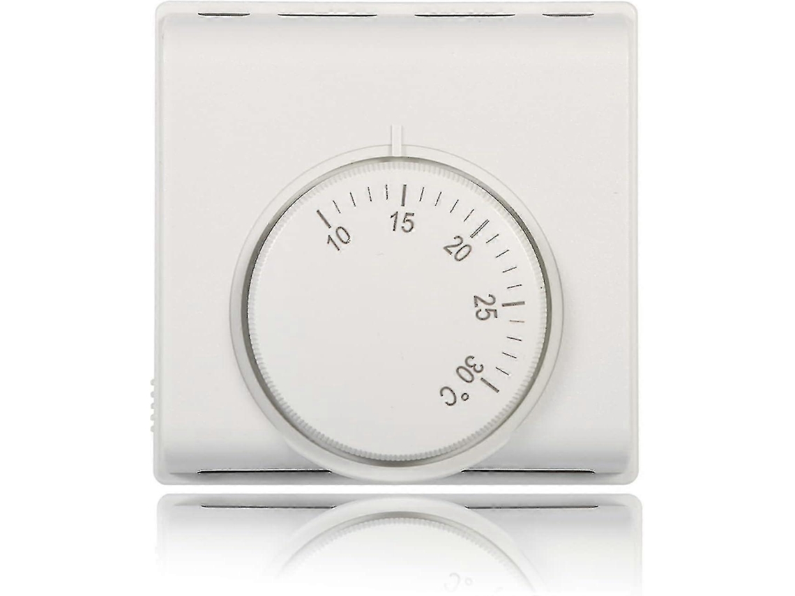 Termostato Mecânico Universal De Sala De Estar Econômico Em Energia, Controle De Temperatura De 10-30°c Para Residências E Negócios