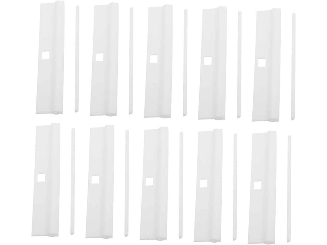 Ganchos Para Persianas Verticais(89mm), Ganchos Brancos De Substituição Para Lâminas De Persianas