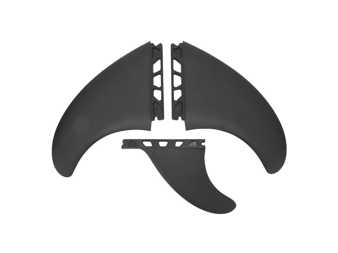 3 Piezas Conjunto de Aletas de Surf Flexíveis Estáveis Leves Duráveis PVC para Tablas de Surf Hinchables Longboard S/MARCA